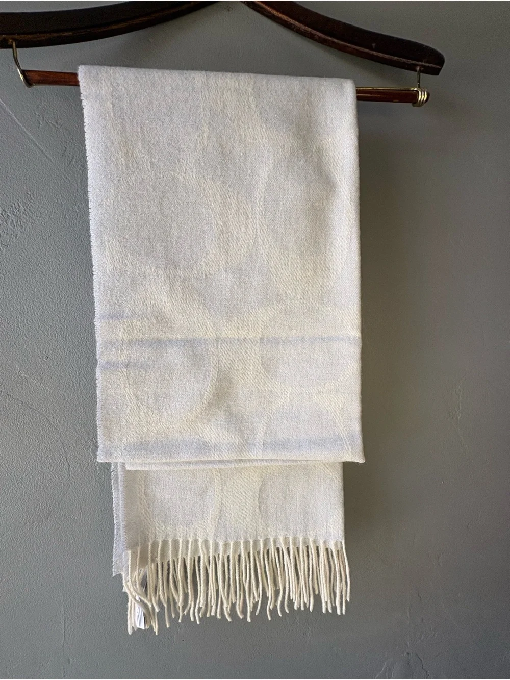 NWT Coach F77673 Signature C Muffler Wool Silk Cashmere Scarf